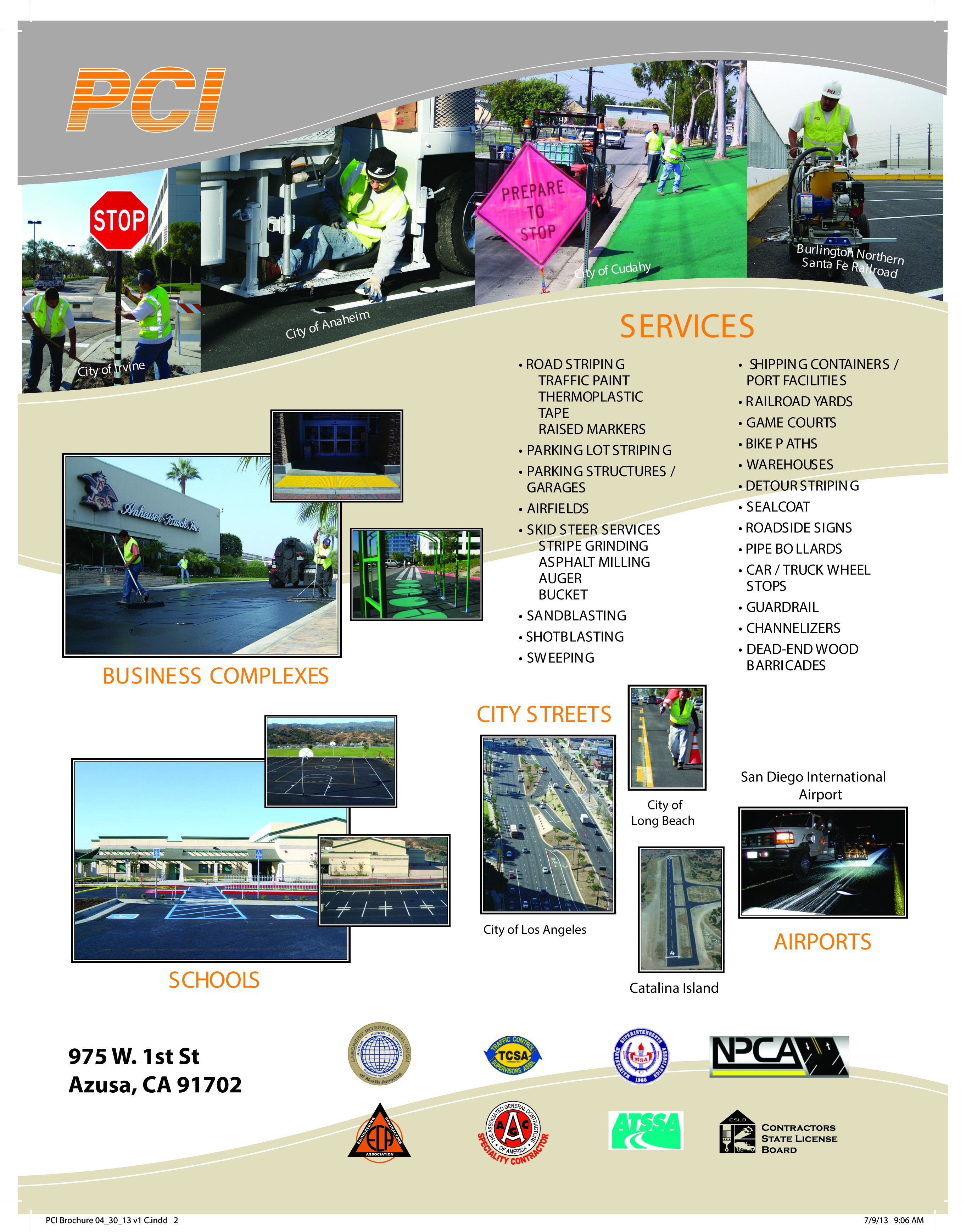 PCI Brochure, page 2